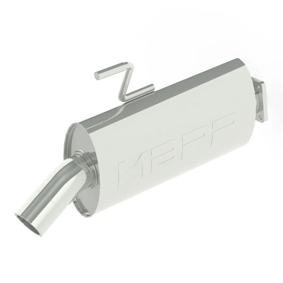 Single Slip On System W/ Oval Sport Muffler Chrome 1