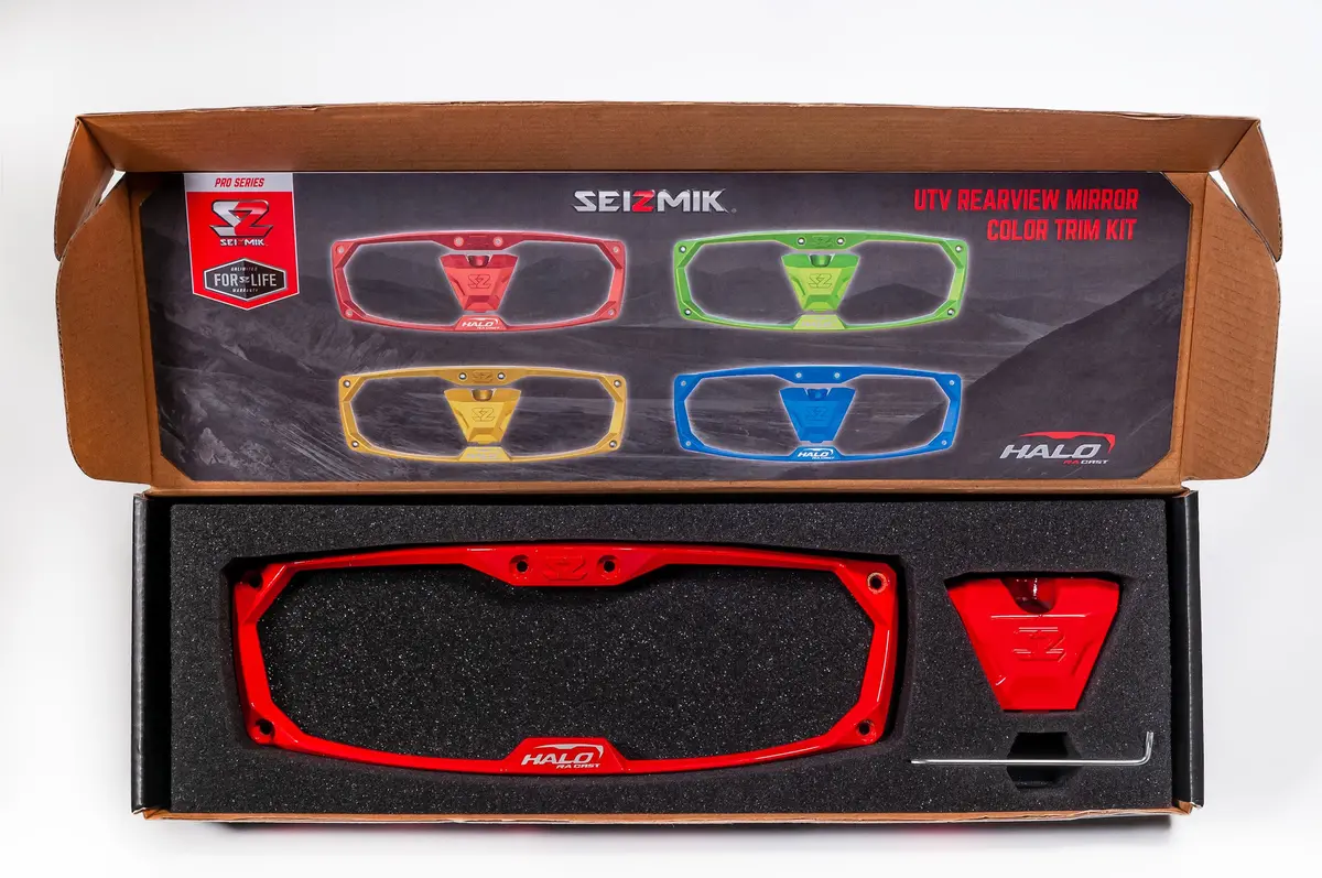Bezel Halo Billet/Led/Cast Red 2