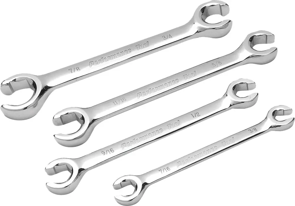 4 Pc Sae Flare Nut Wrench Set 1