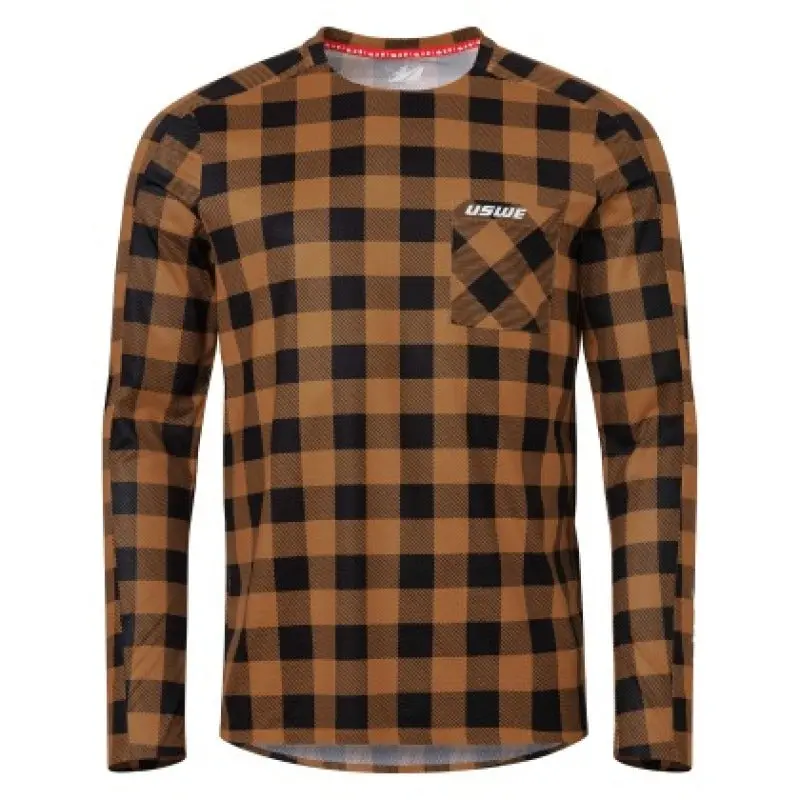 Uswe Flannel Long Sleeve Lightweight Off-Road Jersey 6