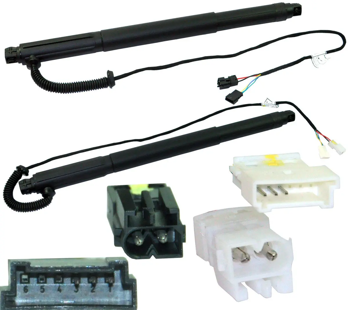 Boot Strut Tailgate Spindle Drives Pair (Rear Left & Right Sides) For Bmw 1