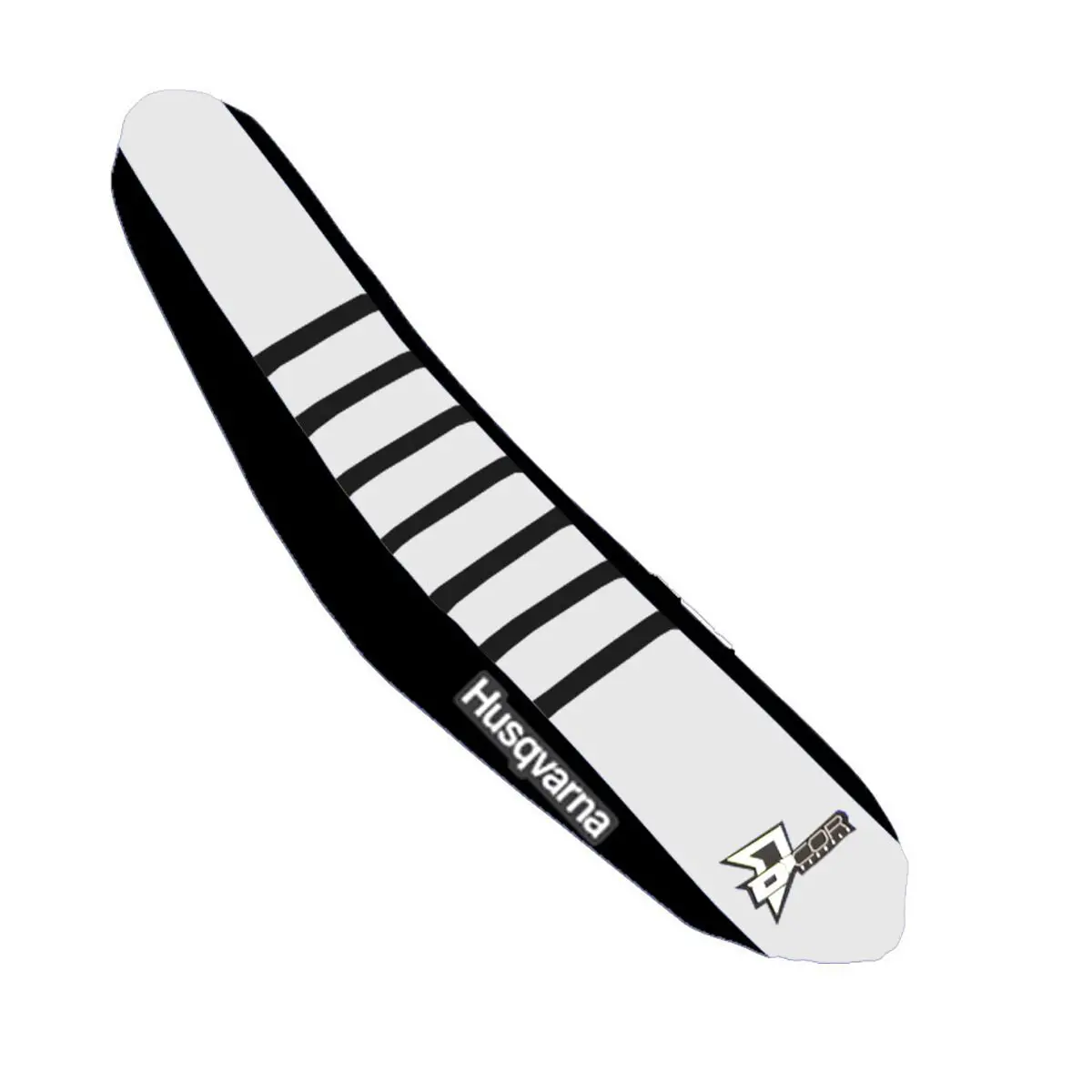 Seat Cover Black/White Black Ribs Tc/Fc125 450 1