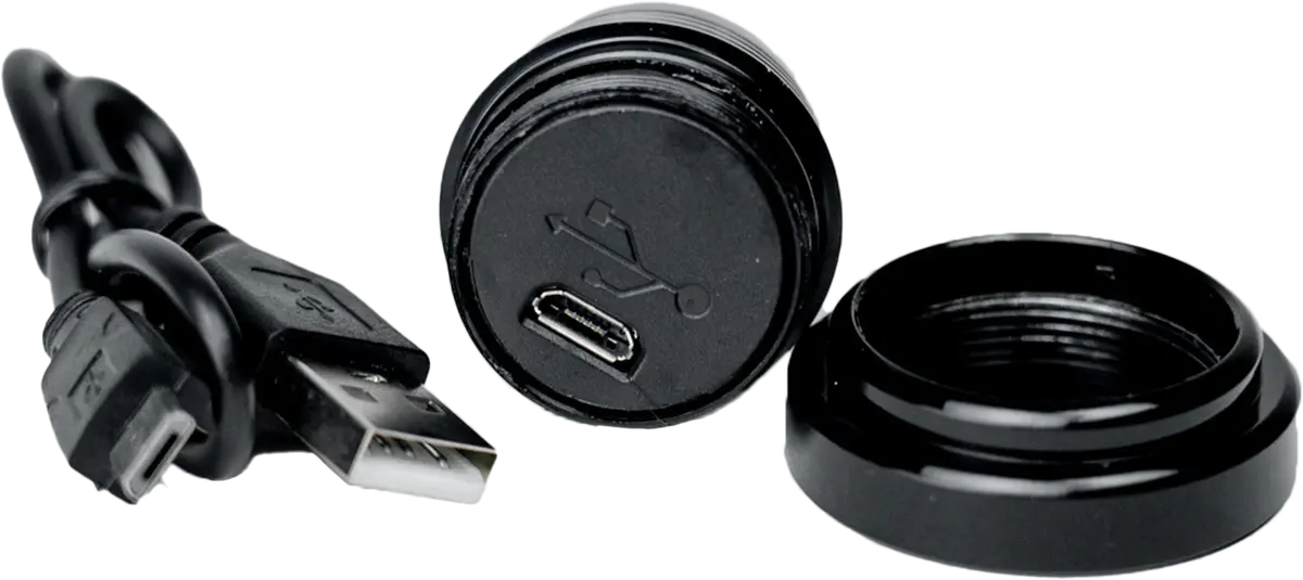 Stick On Led Dome Light Usb Rechargeable Black 2