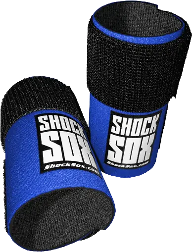 Shock Sox  4"U  Blue Upside Down Forks 1