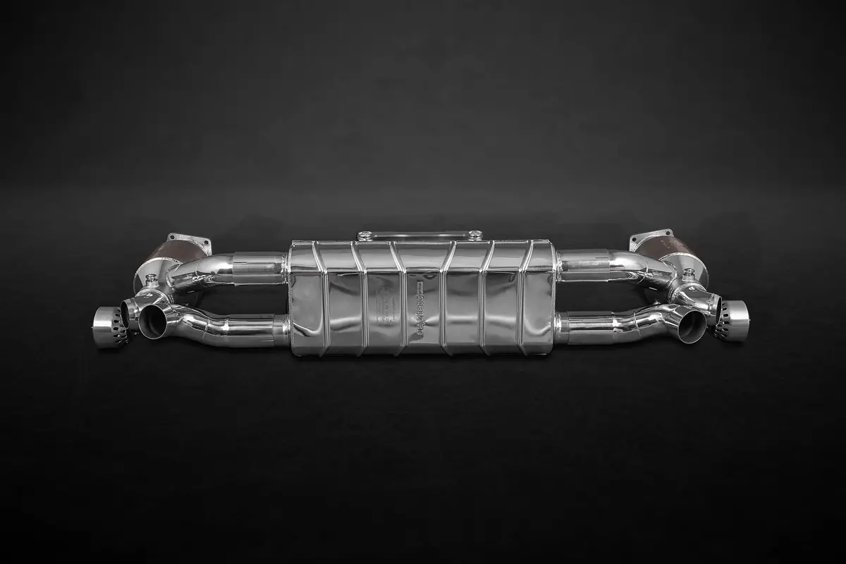 Capristo Valved Exhaust + Cat Spare Pipes (Ces3) - Porsche 991.1/2 Turbo/S 1