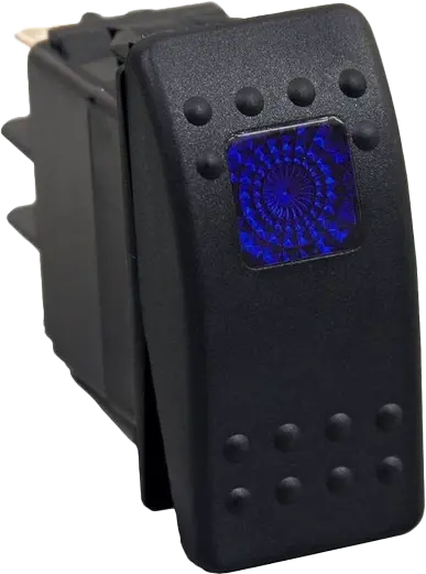 Lighted Rocker Switch Blue 1
