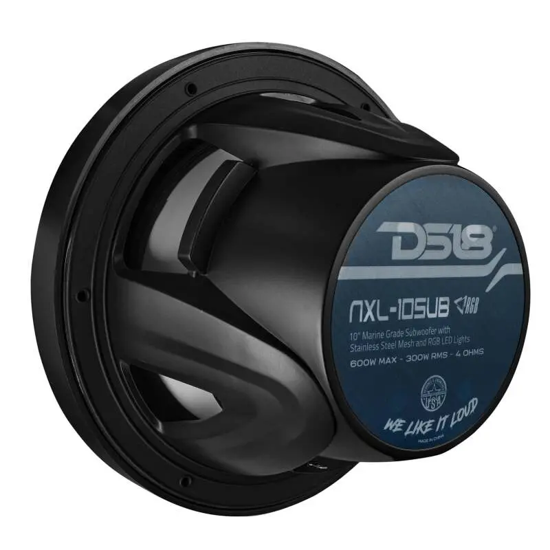 Ds18 Subwoofer & Enclosure 10In 300 Watts Rms 4 Ohm Svc Black W/ Covers 2