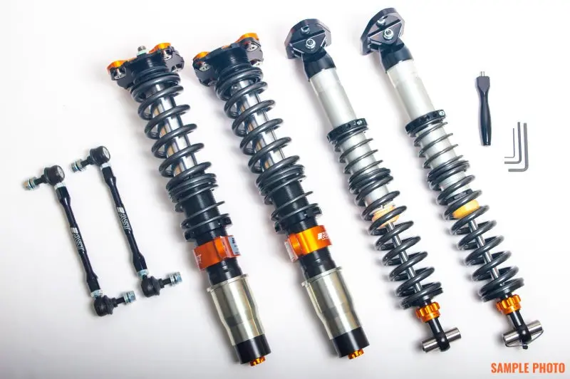 Ast 00-06 Bmw M3 E46 Rwd 5100 Comp Coilovers W/ Springs Top Mounts & Droplink 1