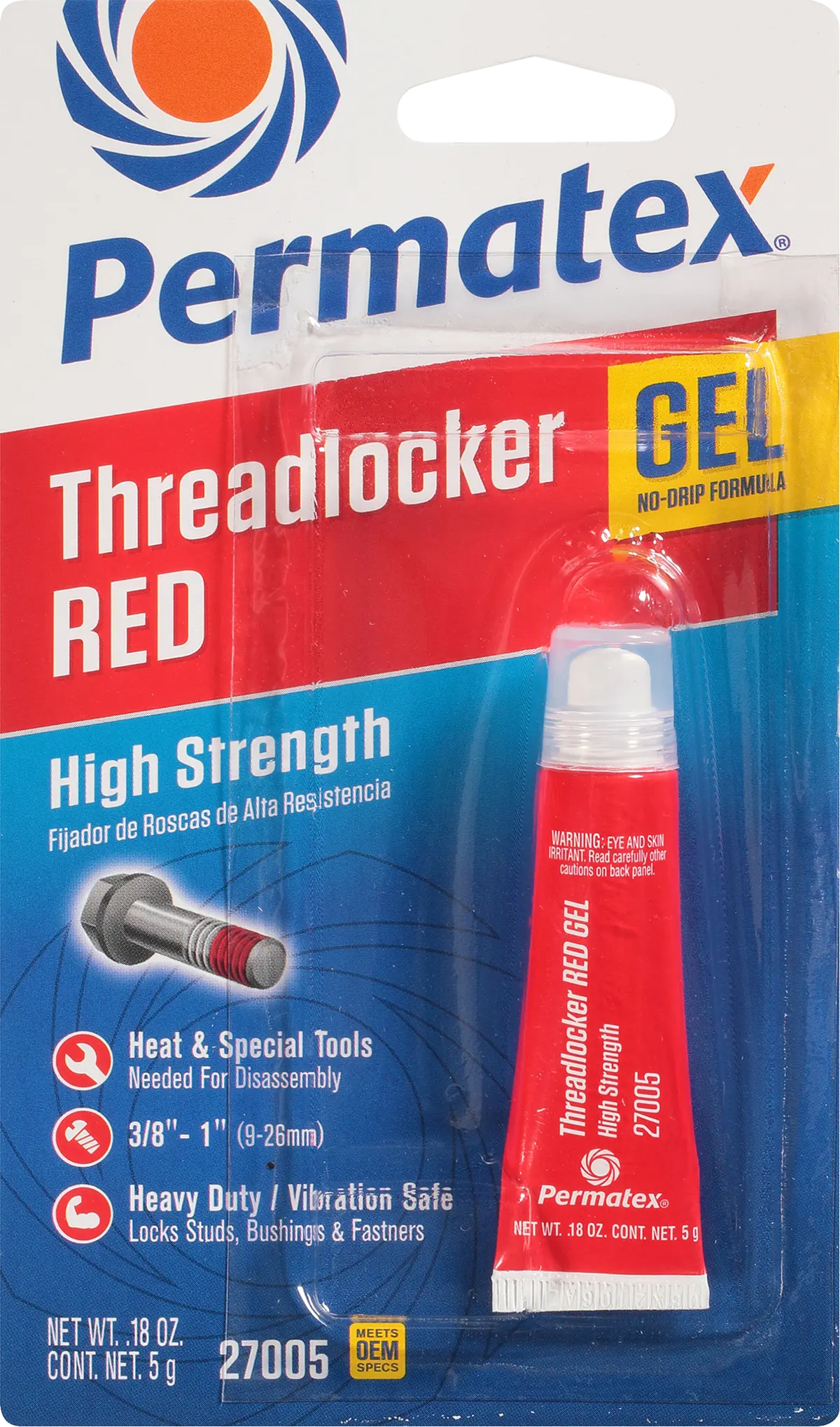 Threadlocker Red Gel 5G 1