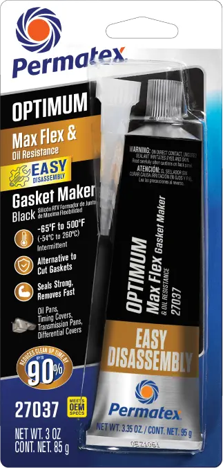 Optimum Black Rtv Silicone 3 Oz 12/Case 1