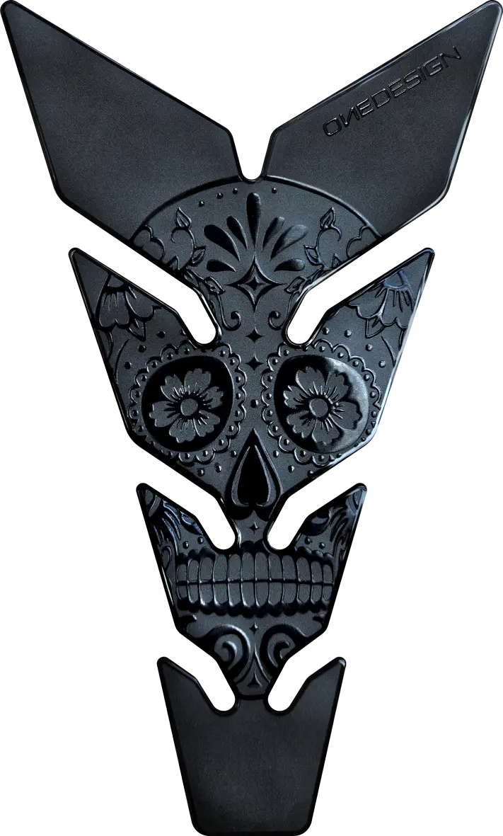 Ultra Thin Tank Pad Skull Black 2