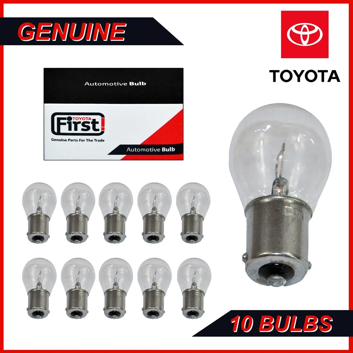 T10 501 Bulbs 12V 5W Sidelight Capless Number Plate W5w Halogen Car Bulbs X10 1