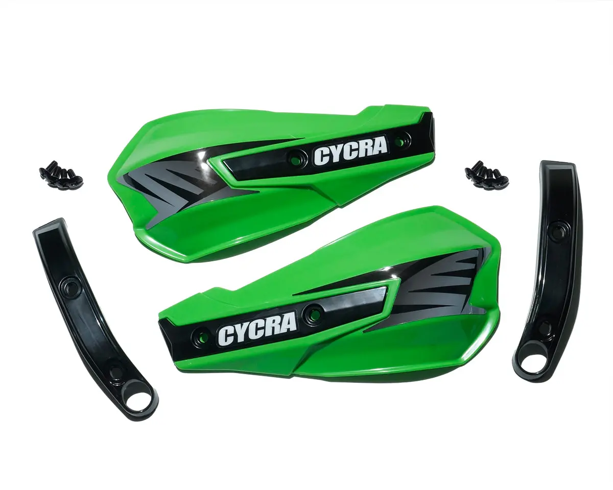 Replacement Hand Shields Vortex W/Abrasion Guards Green 1