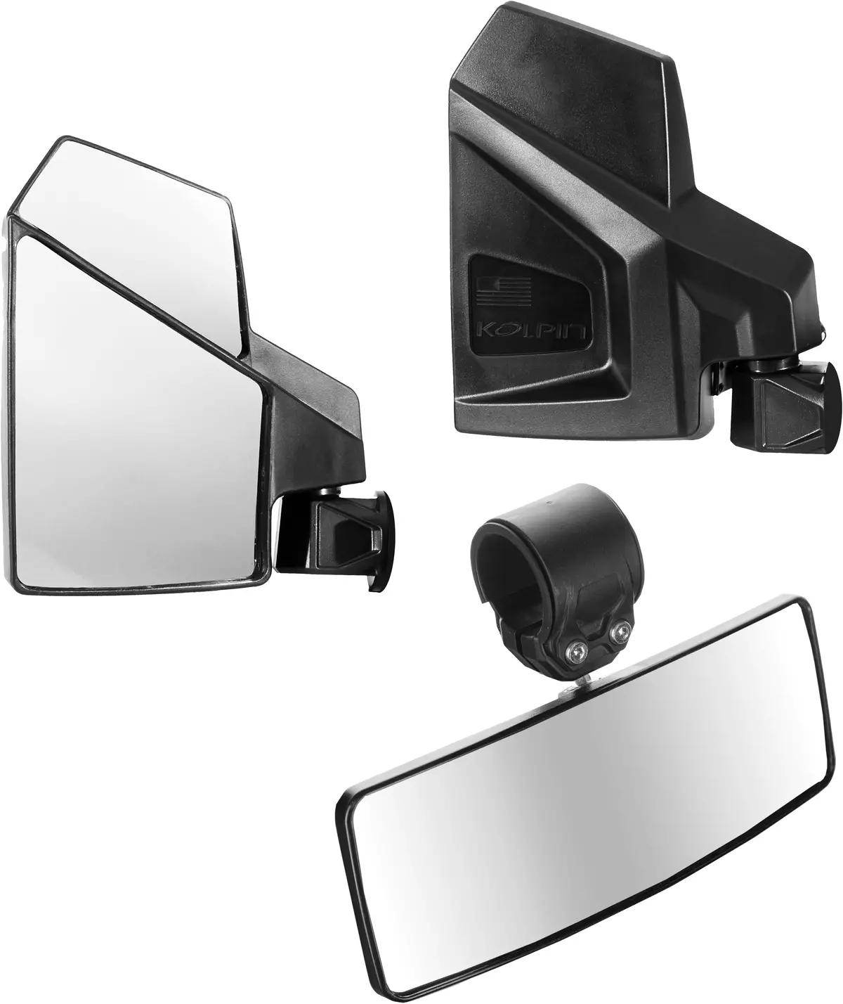 Utv Side And Rear Mirror Combo 1