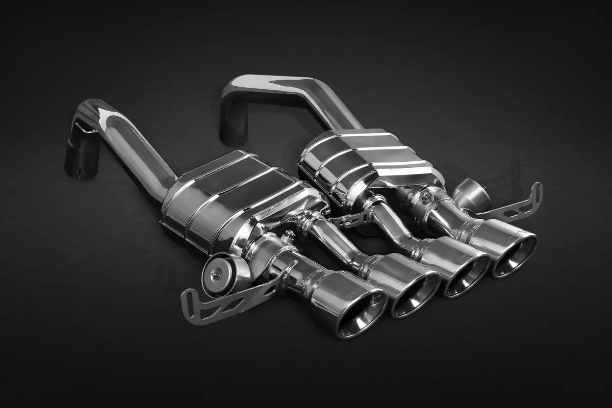 Capristo Valved Exhaust W Post Cat Spare Pipes (Ces3) - Chevrolet Corvette (C7) Stingray/Z06 1