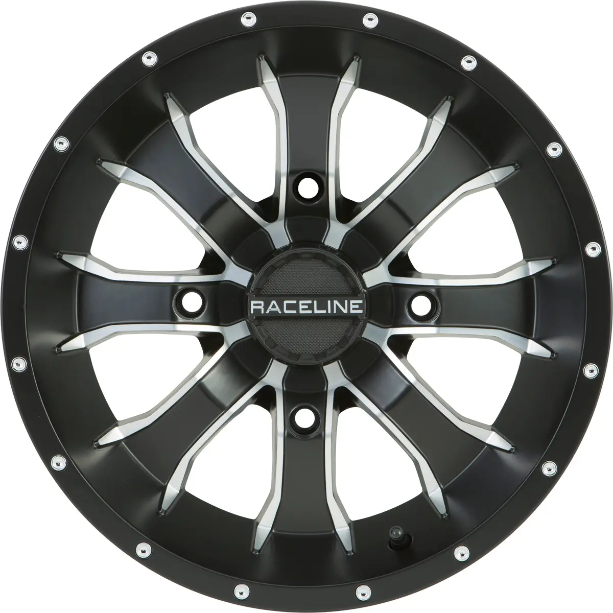 Mamba Wheel 12X7 4/110 5+2 (+10Mm) Blk/Machined 2