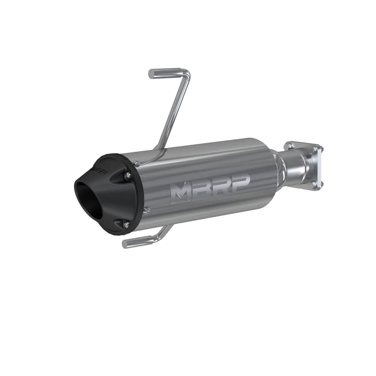 Single Slip On System W/ 5" Performance Muffler Blk Tip 1