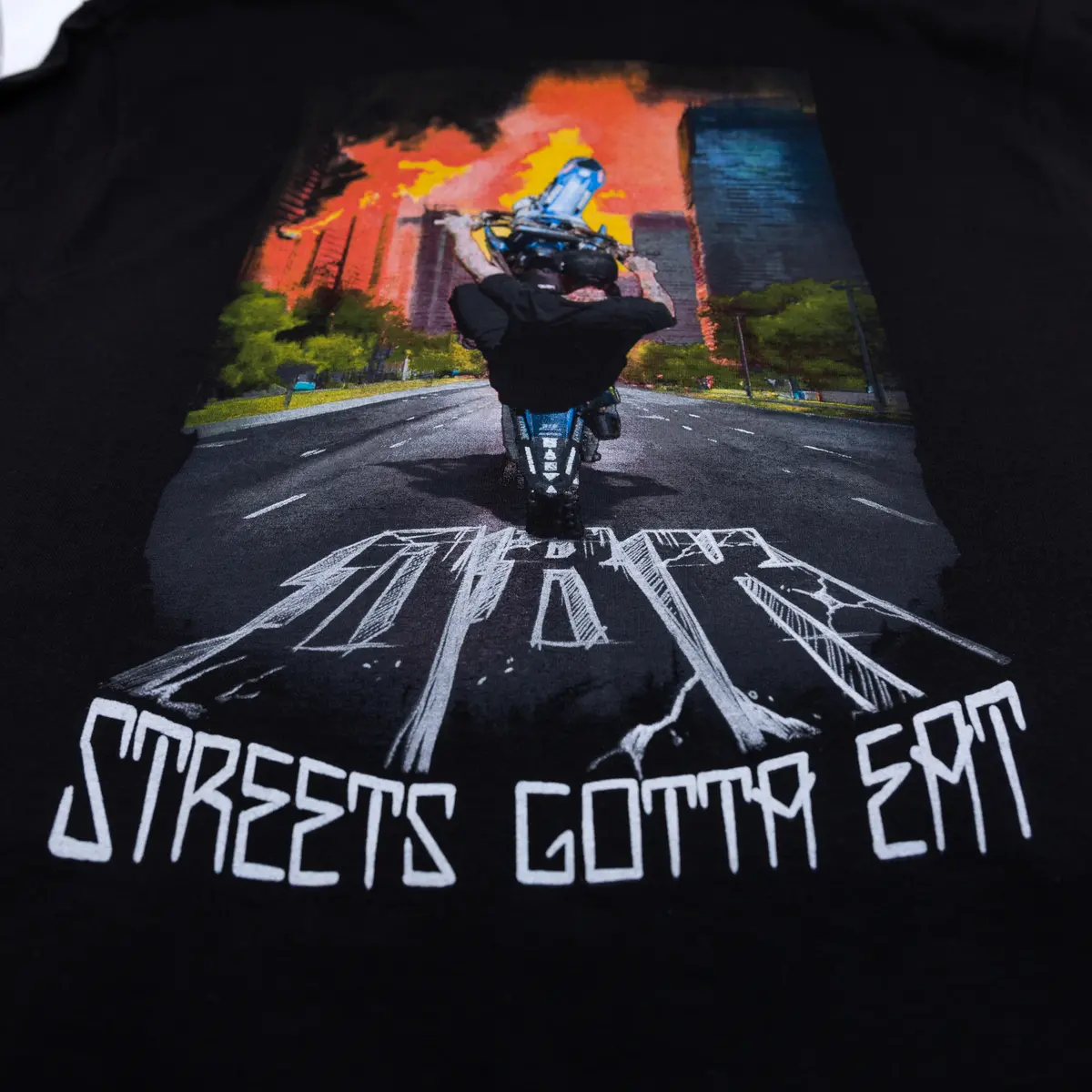 Streets Gotta Eat Tee Black 2X 2