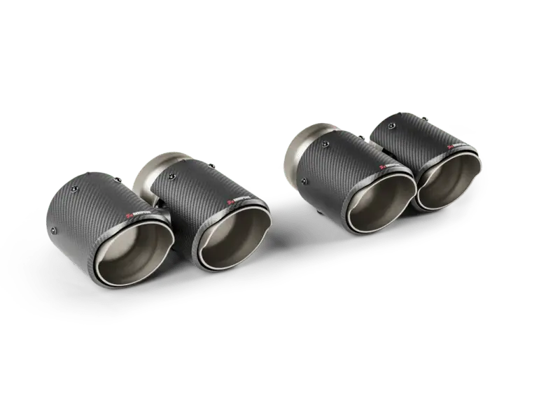 Akrapovic 2024+ Bmw M5 (G90,G99) Round Carbon Fiber Tail Pipe Set 2