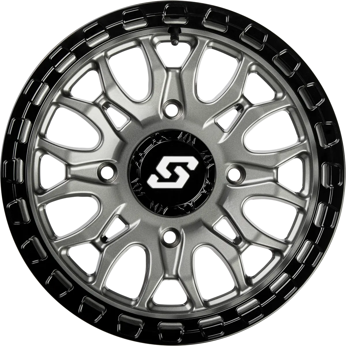 Ignition Wheel 14X7 4/137 +10Mm Gunmetal/Blk 1