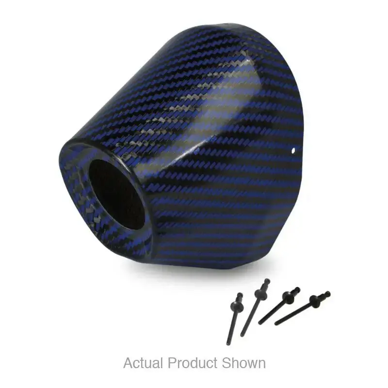 Carbon End Cap Blue 1 1/2" I.D. 1