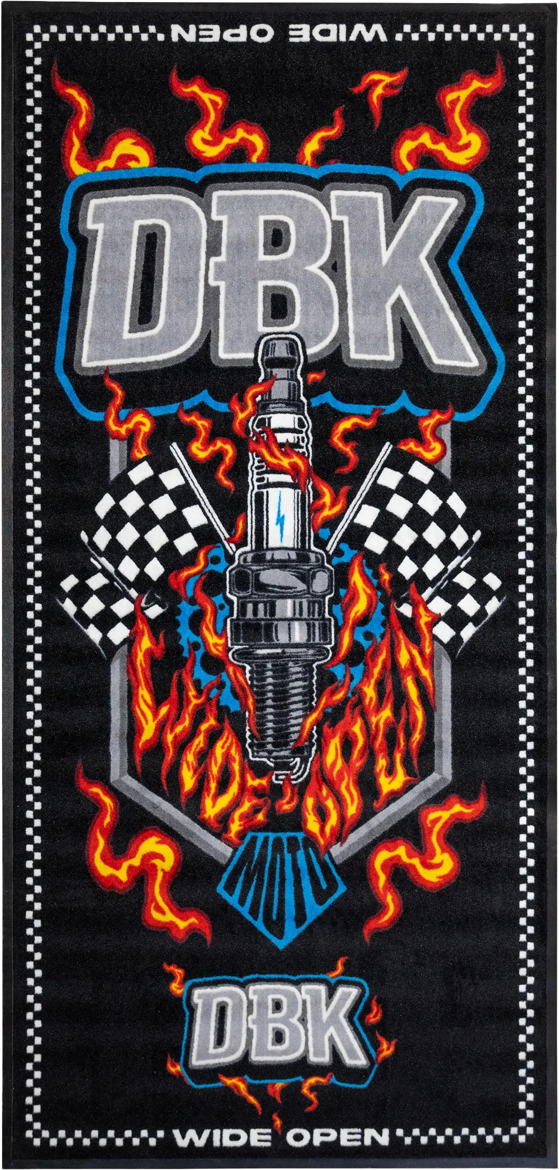 Wide Open Bike Mat 3.5'X7' 1