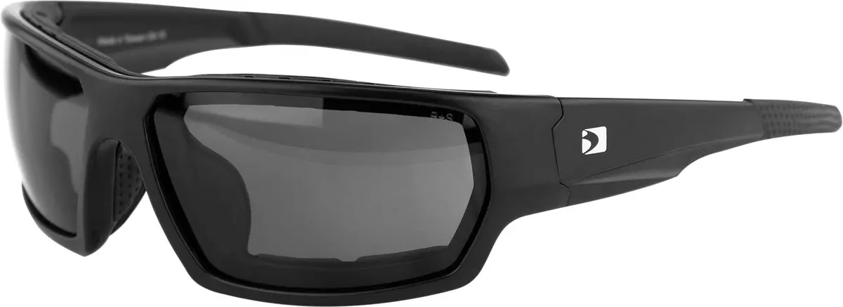 Tread Sunglasses Matte Black W/Smoked Lens Removable Foam 1