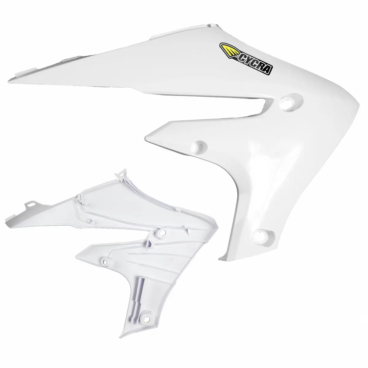 Powerflow Radiator Shrouds White 1