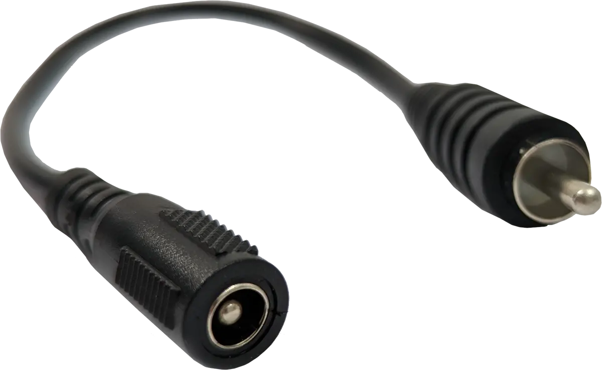 12V Rca To Female Coax Adapter 12V Accessory 1