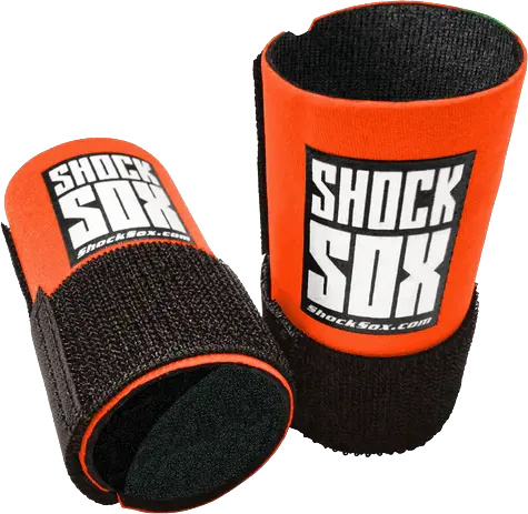 Shock Sox  4"C  Orange Conventional Forks 1
