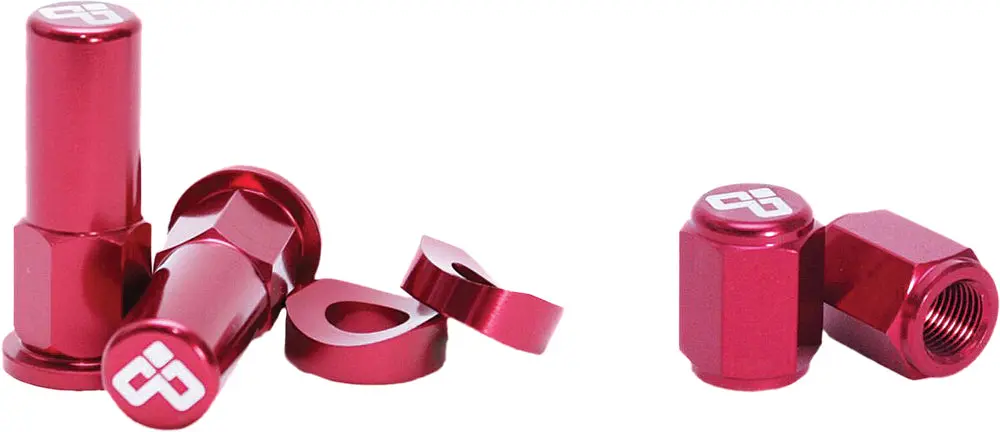 Rim Lock Nut & Valve Cap Kit 4