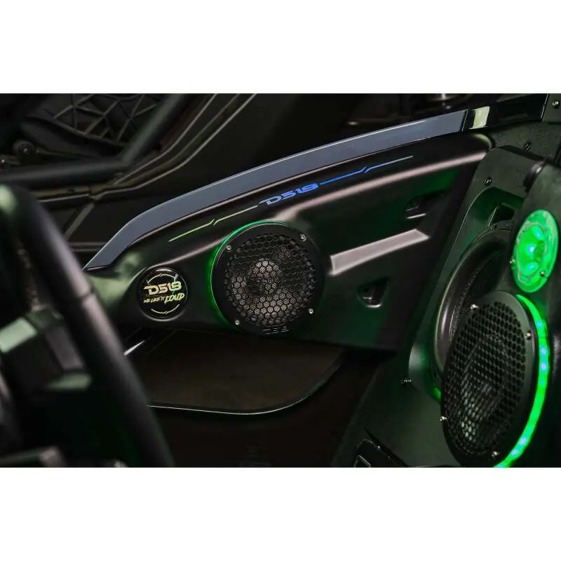 Ds18 2015+ Polaris Slingshot Arm Rest Enclosure Fits 2X 6.5In Speakers (Not Included) 1
