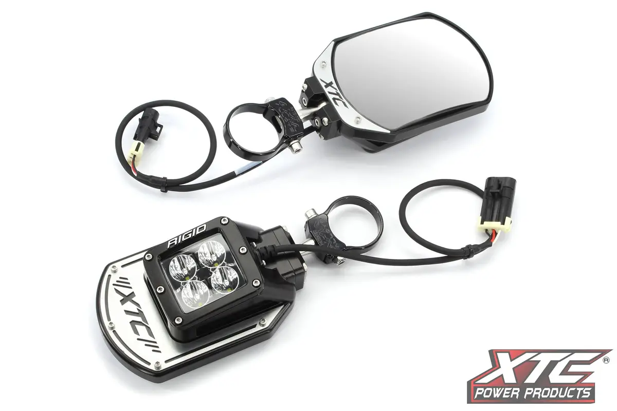 Side Mirrors W/2.00 Clamp Roll Cage Bar Clamp 2.00 1