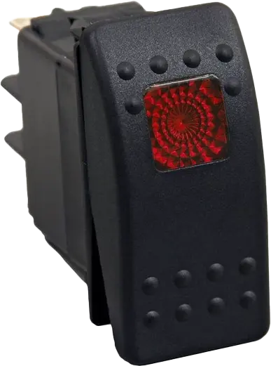 Lighted Rocker Switch Red 1