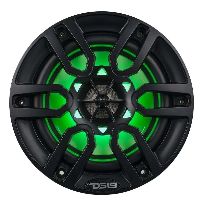 Ds18 Nxl Series Coaxial Marine Speakers W/ Rgb Lights 6.5In 2-Way 100 Watts Rms 4 Ohm Black 2