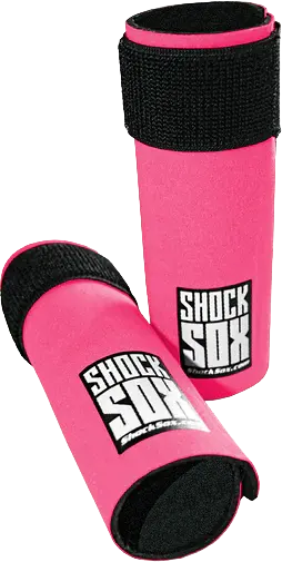 Shock Sox  6"  Pink Upside Down Forks 1