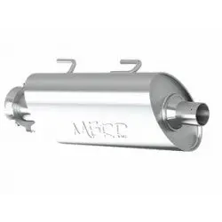 Single Slip On System W/ Oval Sport Muffler Chrome 1