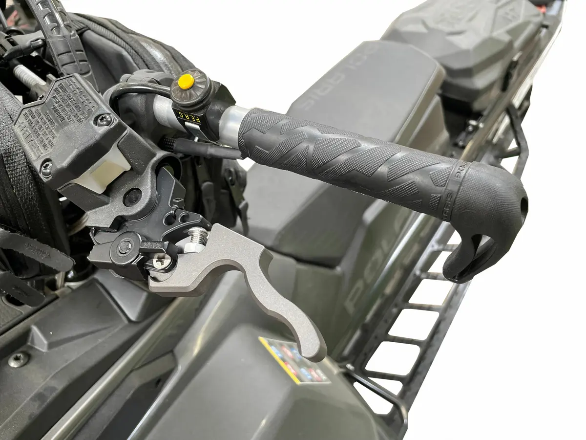 Adjustable Heated Brake Lever Graphite Pol 1