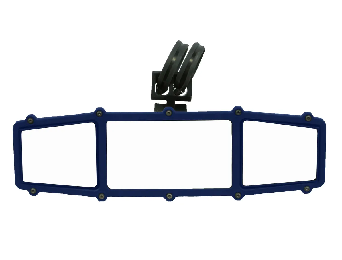 Elite Series Rear Mirror Blue Replacement Frame 1