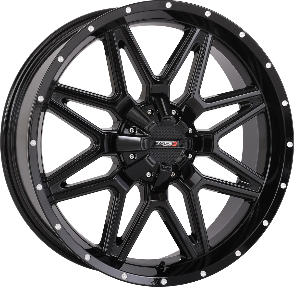 St7 Wheel 20X7 4+3 (+10Mm) 4/137 & 4/156 Gloss Black 1