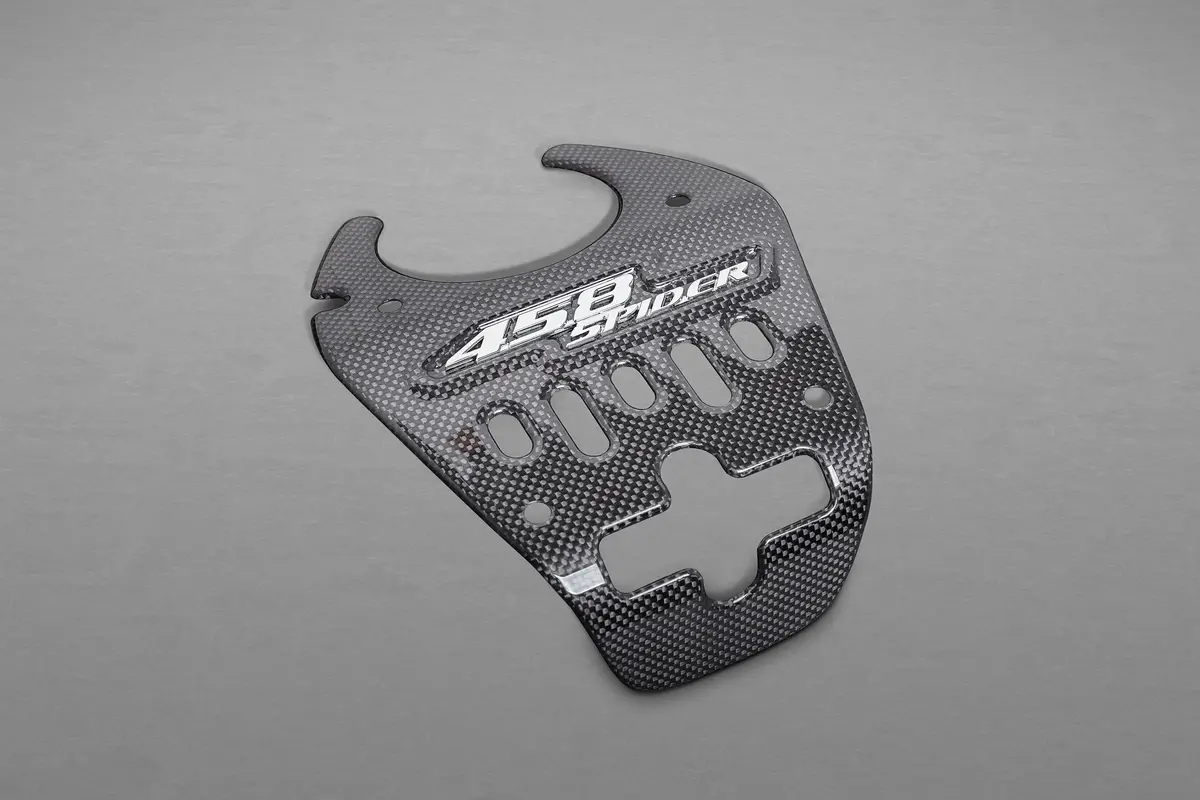 Capristo Carbon Fiber Lock Cover - Ferrari 458 Spider 1