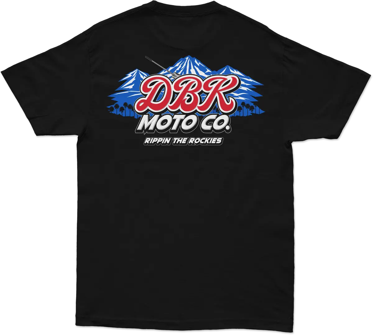 Rippin The Rockies Tee Black Sm 2