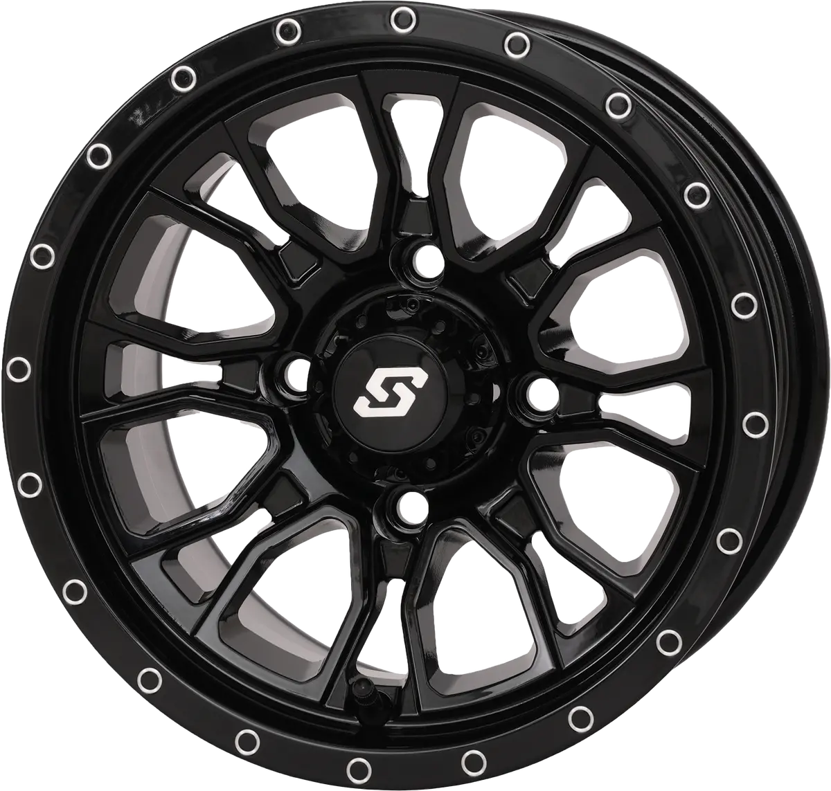 Fusion Wheel 12X7 5+2 4/110 Gloss Black 1