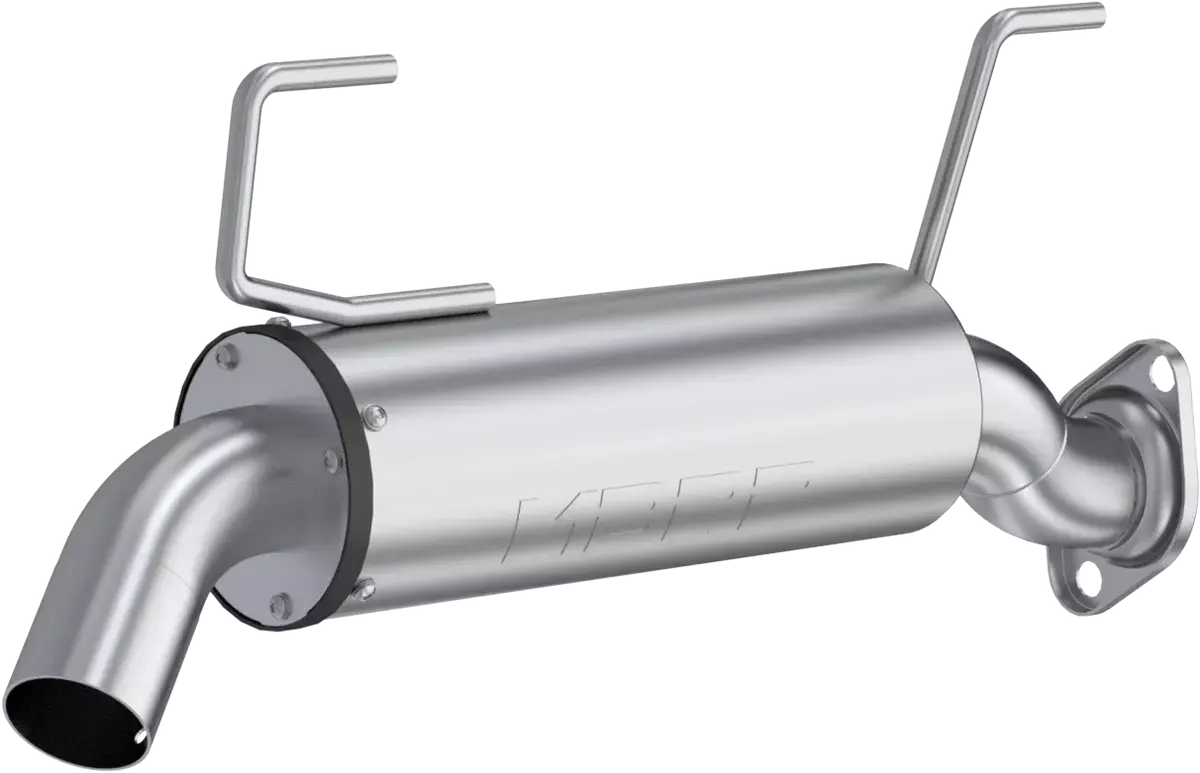 Single Slip On System W/ 5" Performance Muffler Chrome 1