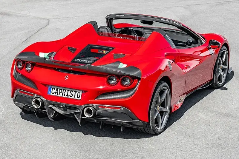 Capristo Carbon Fiber Rear Diffuser - Ferrari F8 2