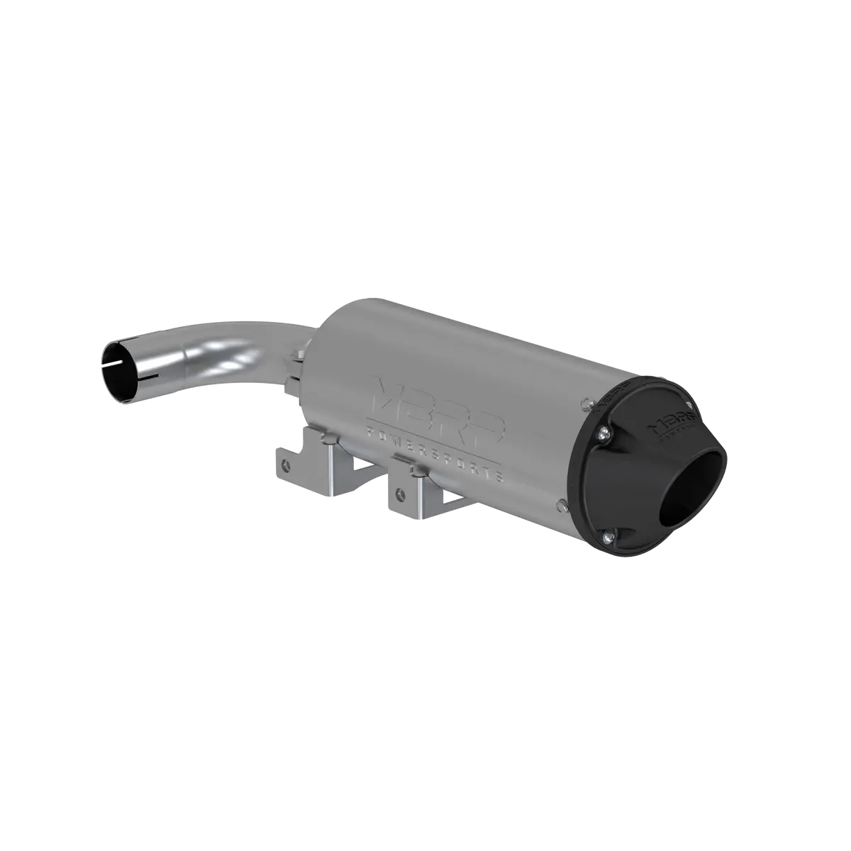 Single Slip On System W/ 5" Performance Muffler Blk Tip 1