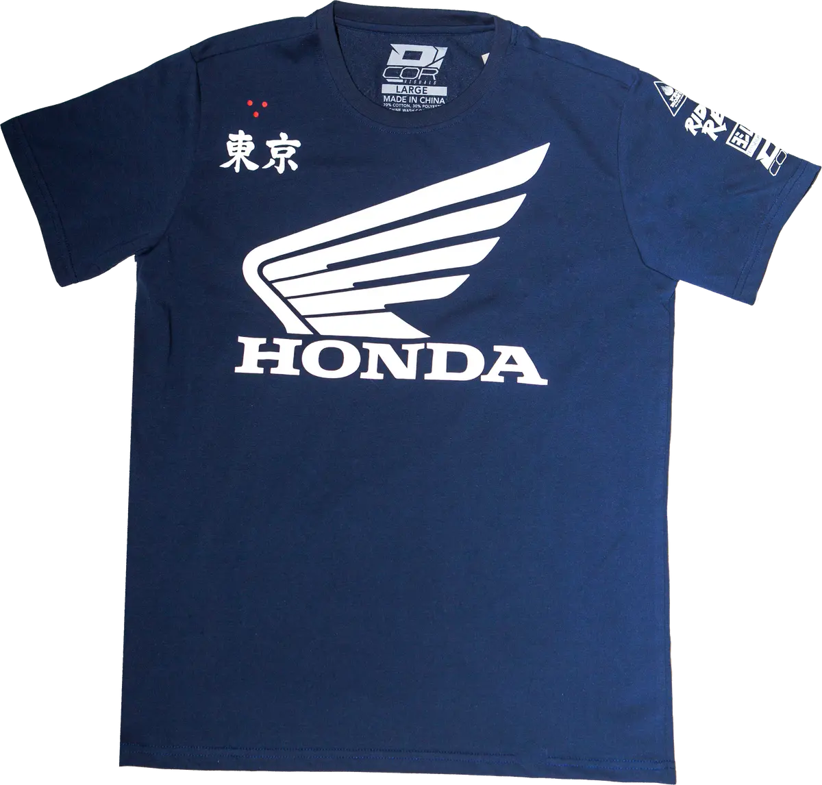 Honda Factory T Shirt Navy Lg 1