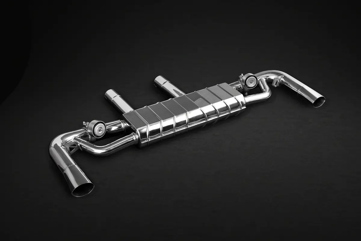 Capristo Valved Exhaust + Mid- Pipes (Ces3) - Mercedes Gle550/ 500 (C292/W166) 1