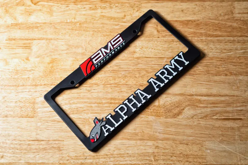 Ams Performance Ams / Alpha Army License Plate Frame 1