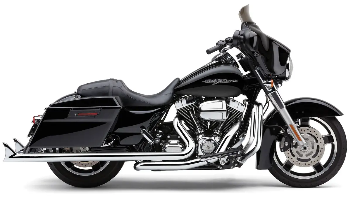 Speedster Duals Fishtail Chrome Flh/Flt 1